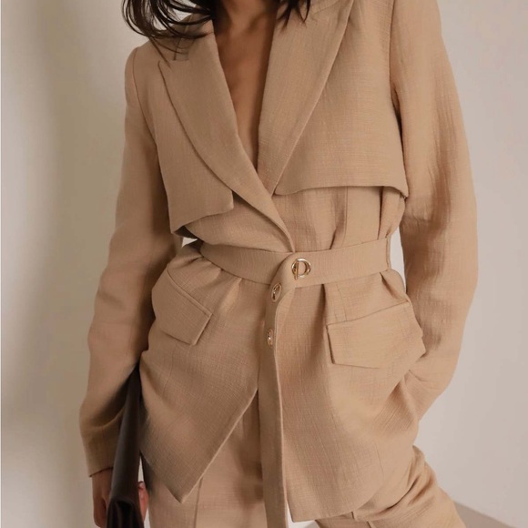 SIGNIFICANT OTHER LEILAH JACKET - SAND Size US 6 - Picture 1 of 10